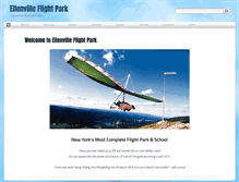 Tablet Screenshot of ellenvilleflightpark.com